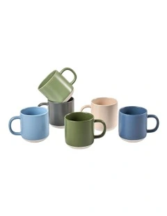 Prism Mug Set of 4 360ml in Multi