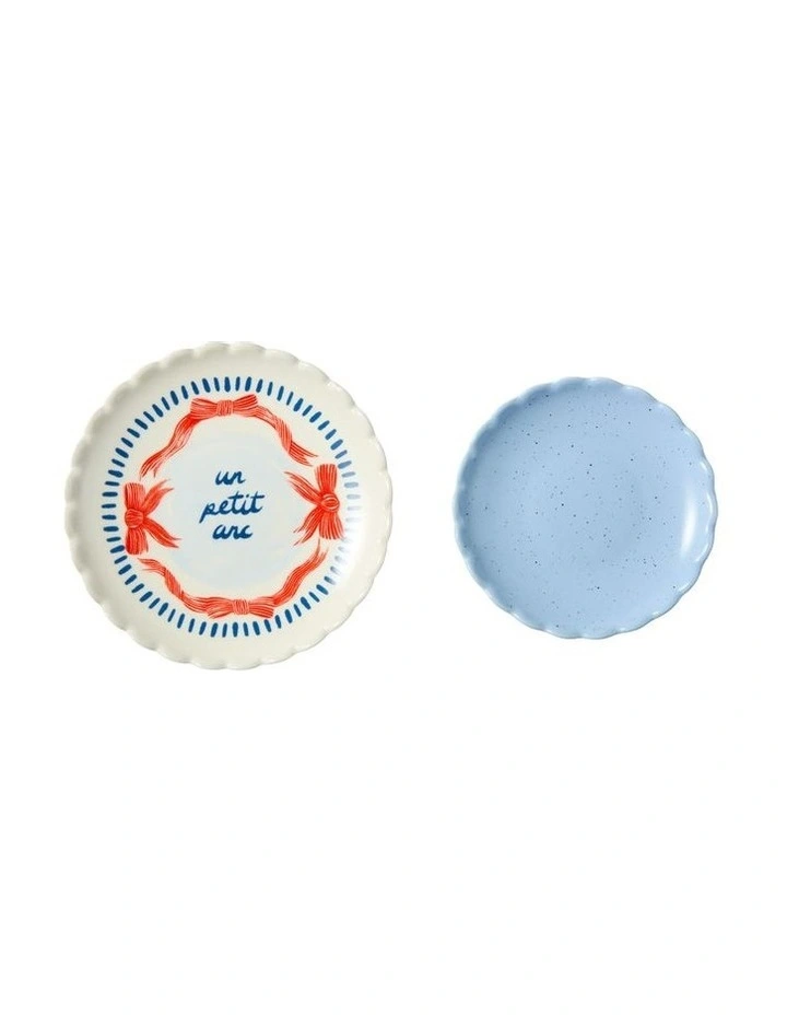 Wonderland Petit Arc Trinket Dish Set Of 2 in Blue image 2