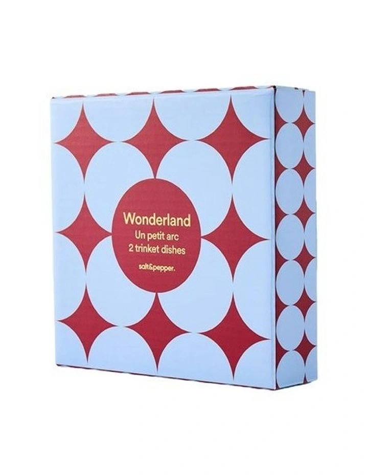Wonderland Petit Arc Trinket Dish Set Of 2 in Blue image 3