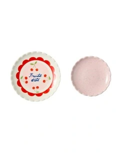 Wonderland SO2 Fruit Dete Trinket Dish  in Red