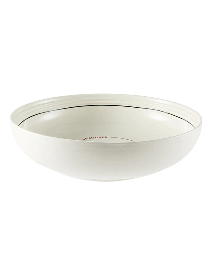 Bistro Serving Bowl 30x8cm in White image 2