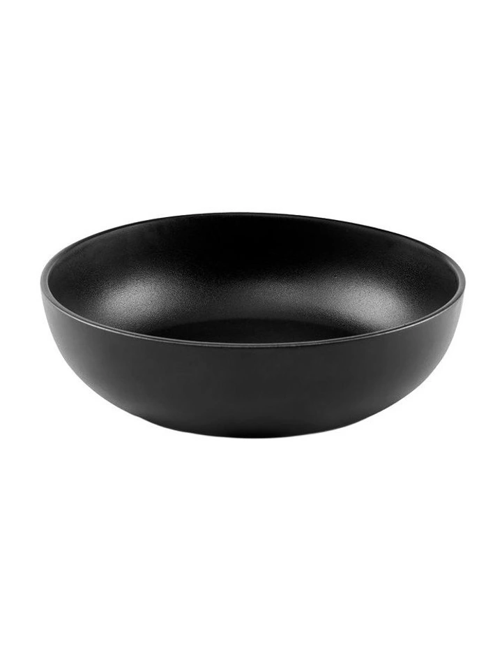 Riley Salad Bowl 26 x 7cm in Black image 1
