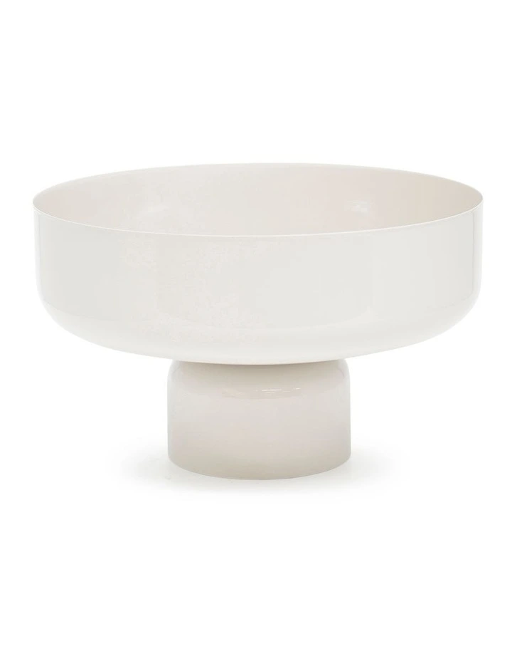 salt&pepper Amana Footed Fruit Bowl 26cm White MYER