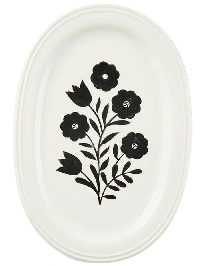 Bistro Oval Platter 32x22cm in White image 1