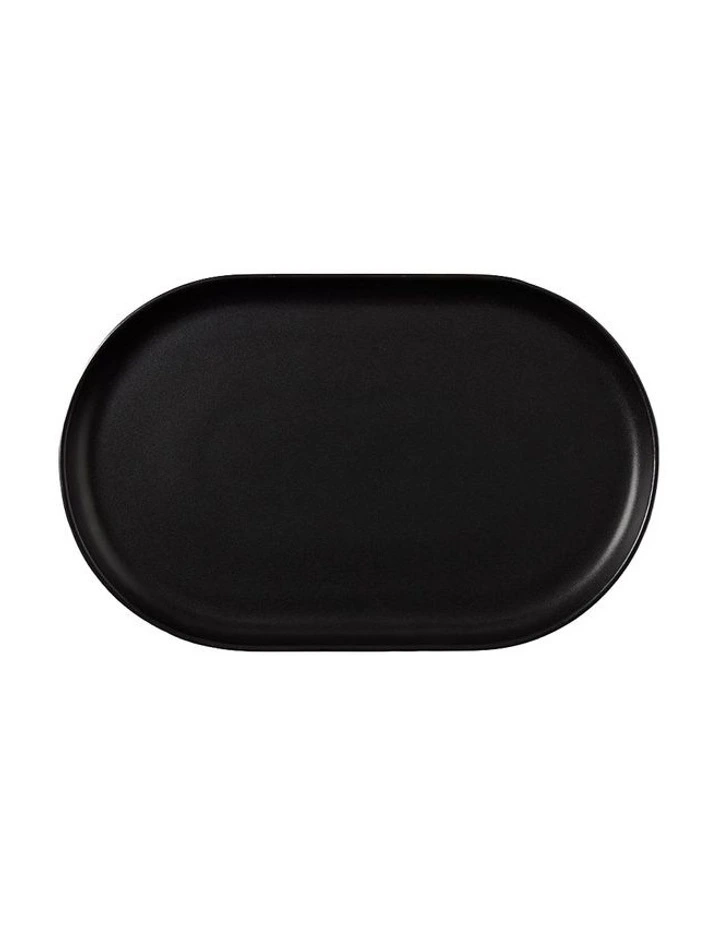 Riley Oval Platter 38cm in Black image 1
