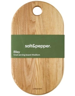 Riley Oval Serving Board 41x23x2cm in Ashwood