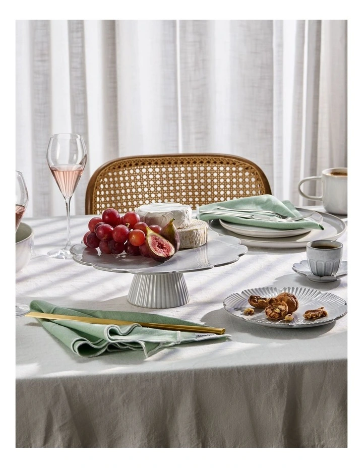 Riley Cake Stand 30cm in White image 2