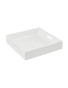 Butler Square Tray 30.5x30.5x6cm in White