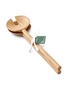 Riley Salad Server Set 2 Pieces in Ash Wood