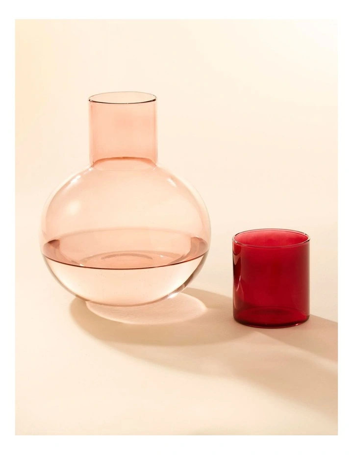 Wonderland Carafe W Glass Set Cherry image 4