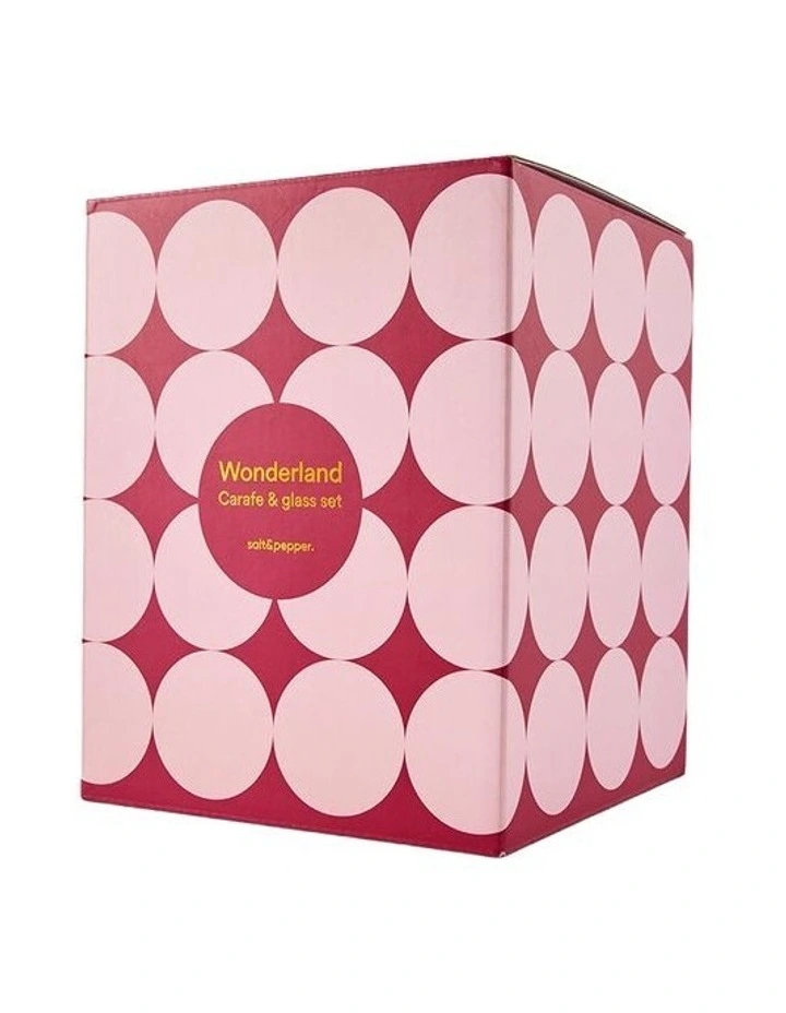 Wonderland Carafe W Glass Set Cherry image 5