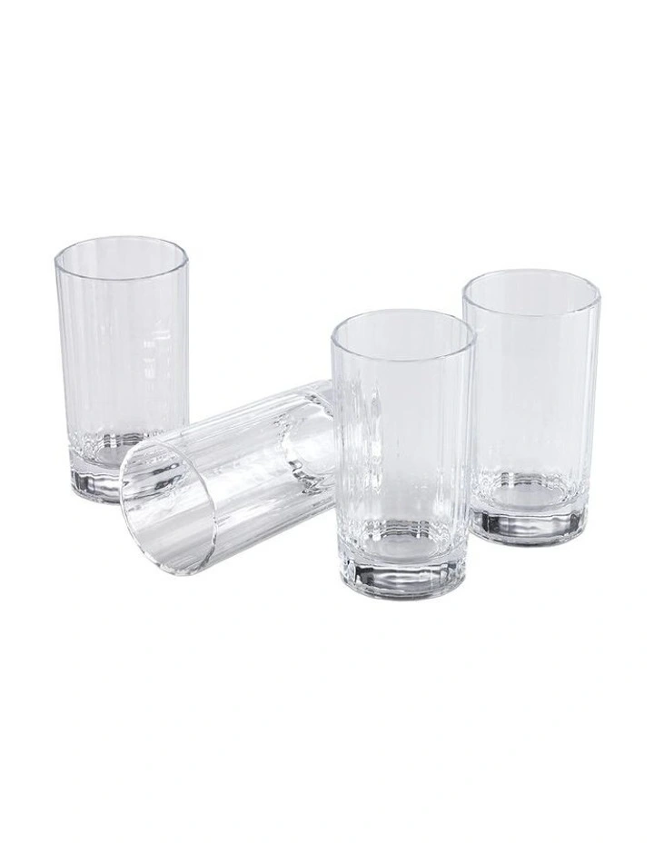 Richie Highball Glass Set 4 Piece 380ml in Clear image 2