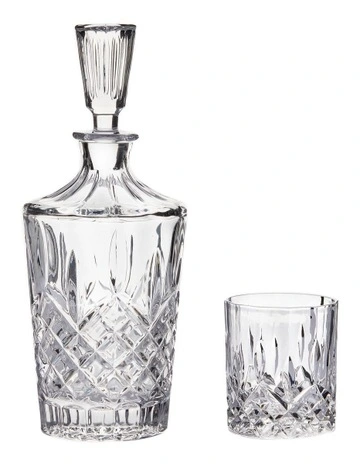 Bond Harding Decanter And Tumbler Set 5 Piece in Clear