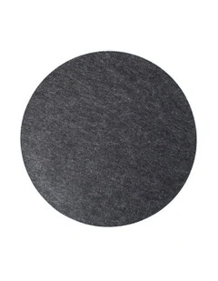 Dine Felt Placemat 38cm in Charcoal