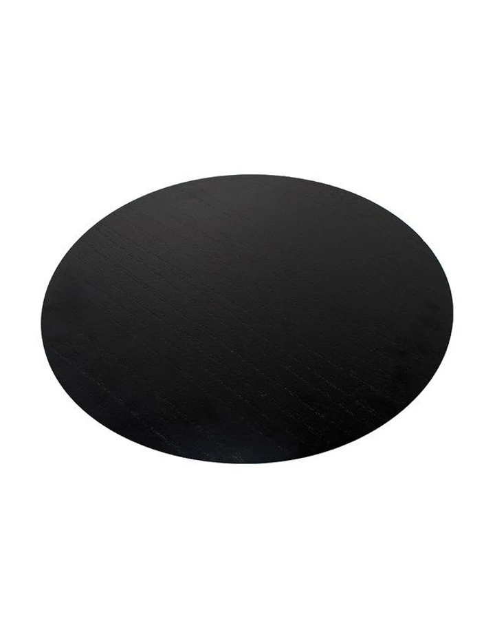 Dine Wood Veneer Black Placemat 38cm image 2
