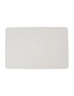 Dine Weave White Placemat 44.5x30cm