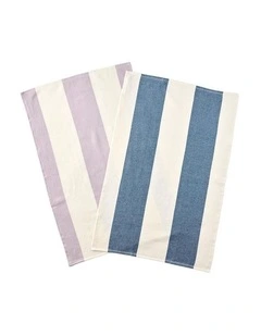 Henry Tea Towels 45x75cm in 2 Piece