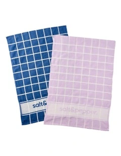 Signature Tea Towel 2 Piece in Multi