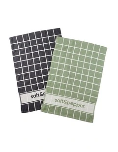 Signature Tea Towel 45x75cm in Set of 2