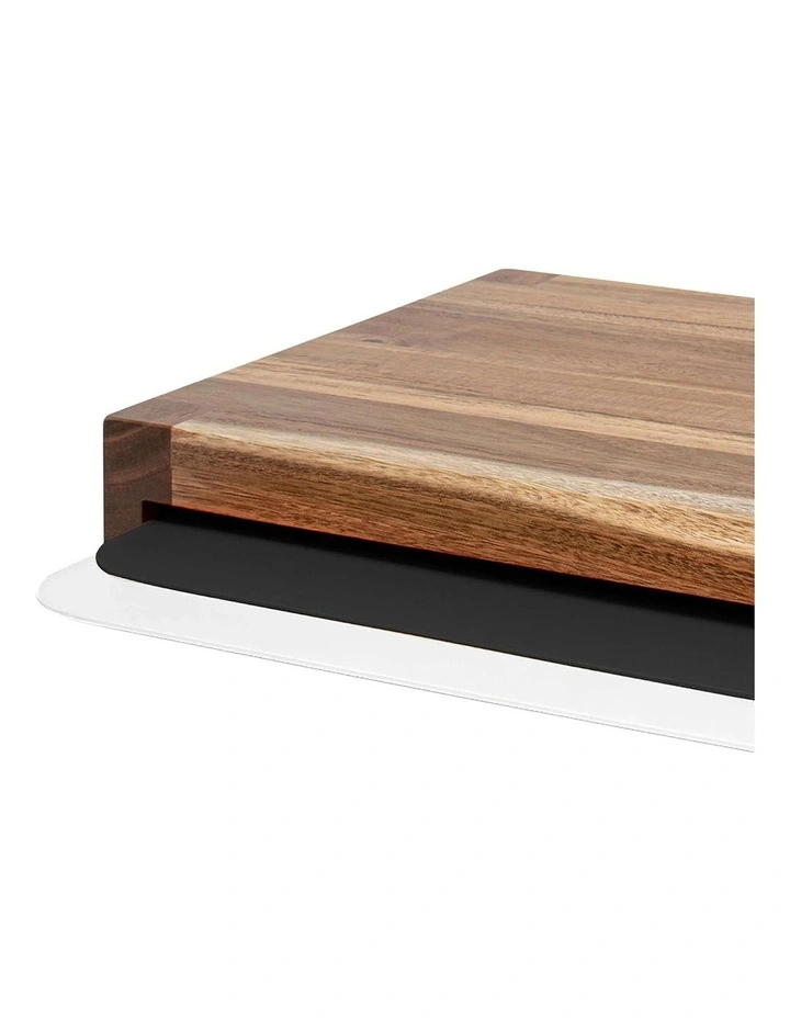 Chop Chopping Block Set 42x30x6cm 3 Piece in Brown image 2