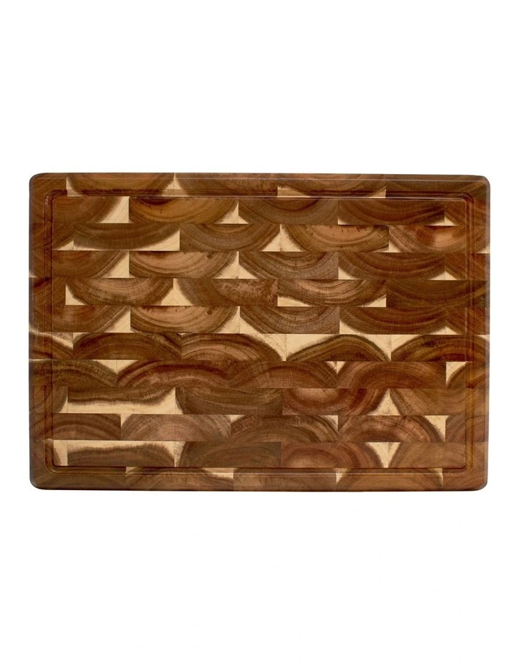 Industry Endgrain Carving Board 50x35cm in Natural image 1