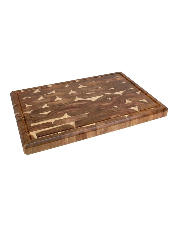 Industry Endgrain Carving Board 50x35cm in Natural image 3