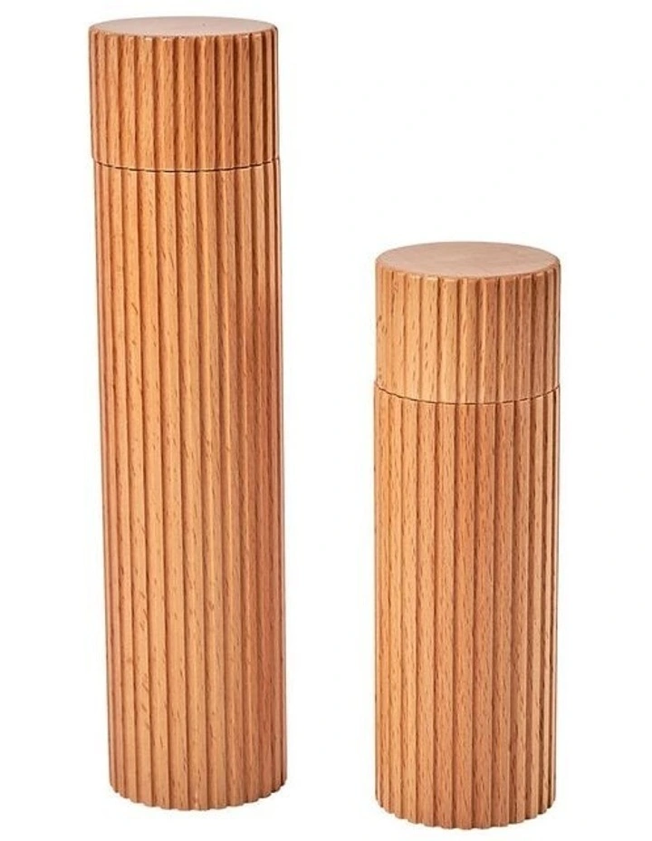 Grind Salt Pepper Mill 18cm in Natural image 3