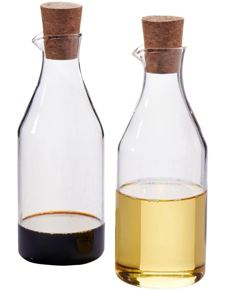 Grind Oil/Vinegar Bottle 430ml 2 Set in Black image 2
