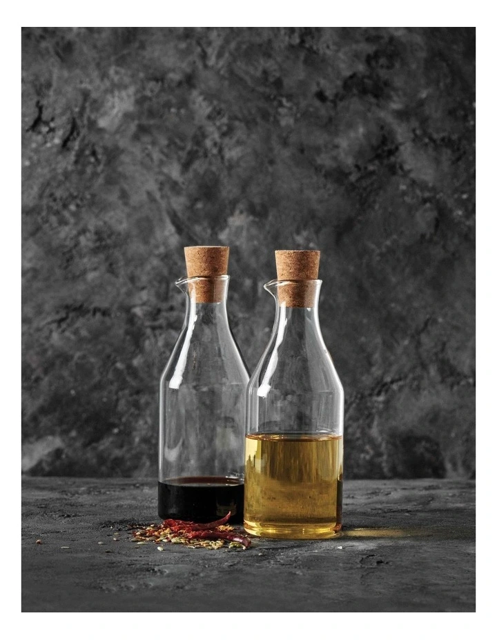 Grind Oil/Vinegar Bottle 430ml 2 Set in Black image 3