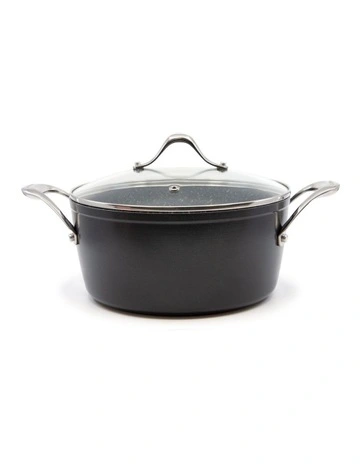 Tan-Ium Casserole With Glass Lid 24cm