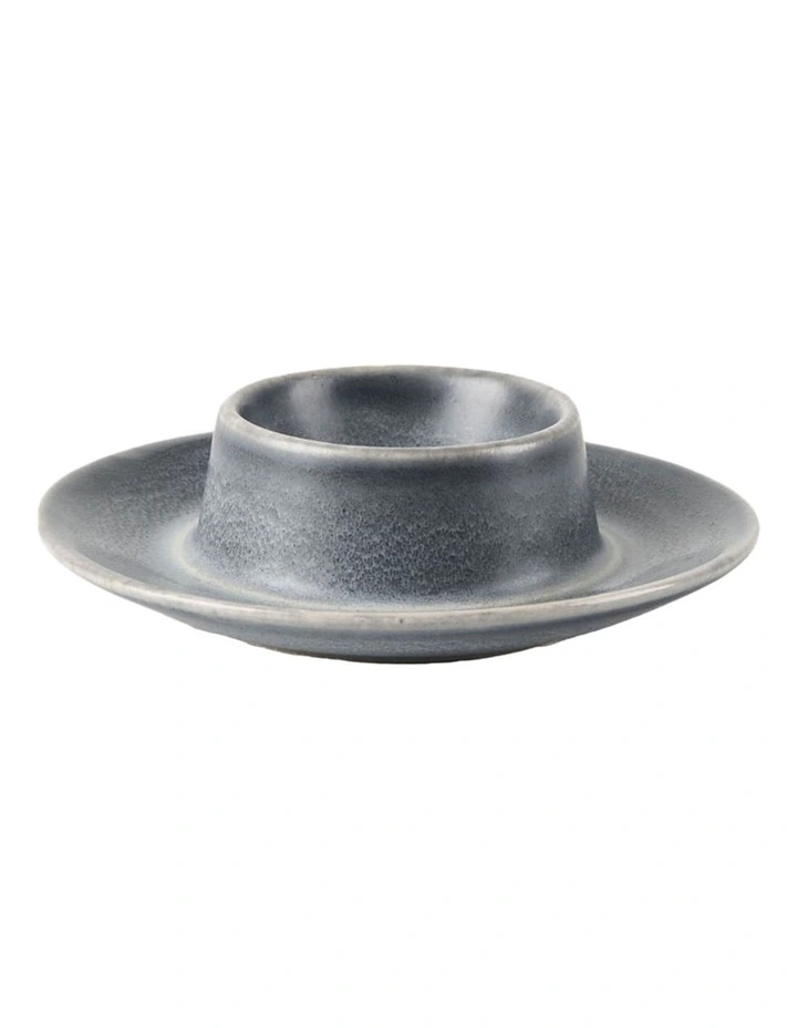 Bobbie Egg Cup and Plate in Slate image 1