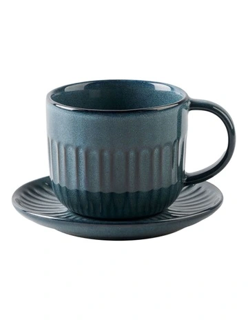 Laurie Tea Cup And Saucer in Denim
