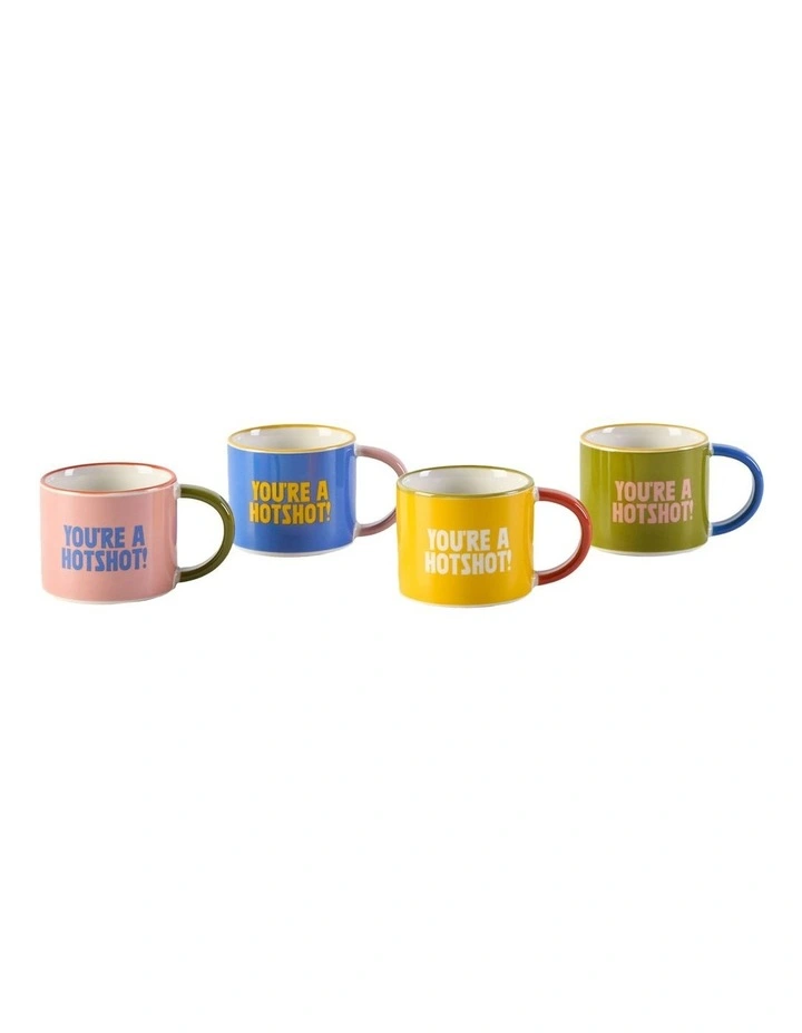 Sunnie Espresso Cups 4 Pack in Multi image 1