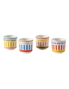 Sunnie Egg Cup Set 4 Pieces in Multi
