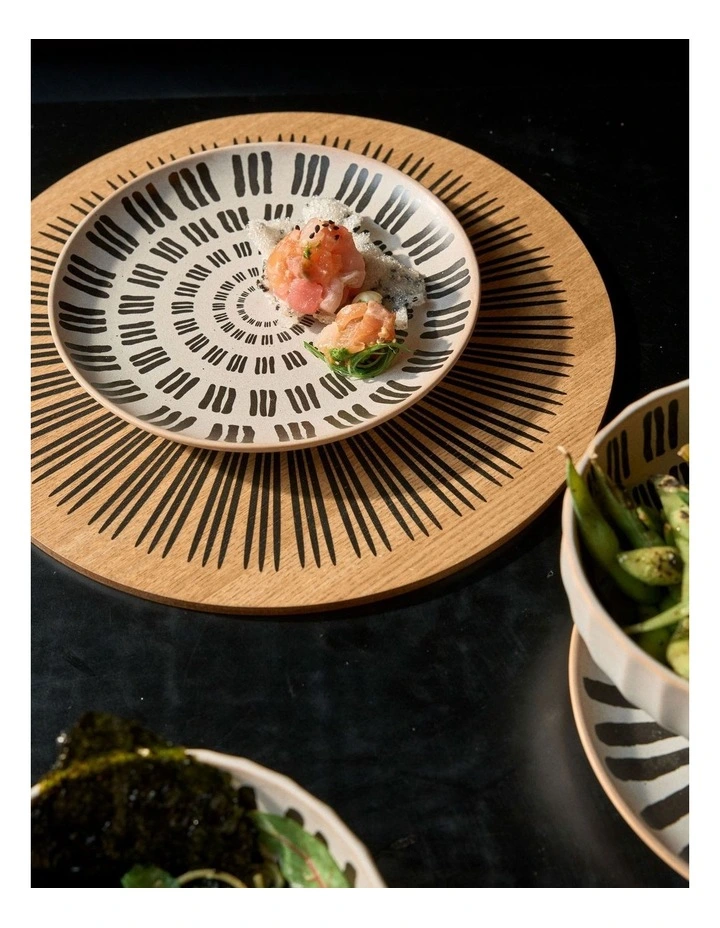 Kimmie Striped Side Plate Set 4 Piece in Multi image 6