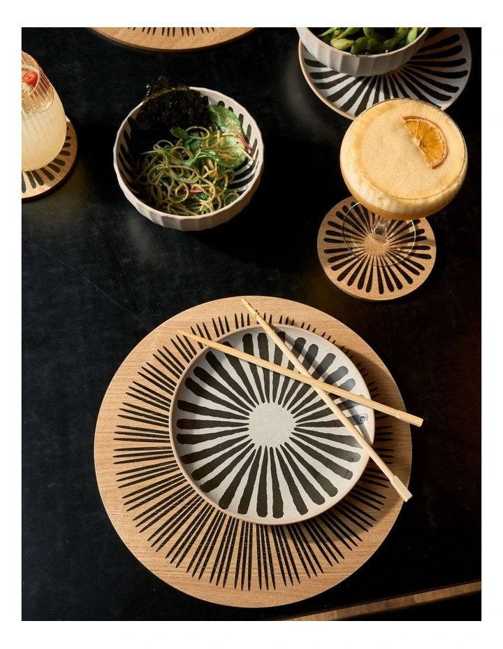 Kimmie Striped Side Plate Set 4 Piece in Multi image 7