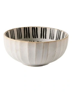 Kimmie Noodle Short Stripe Bowl in Multi