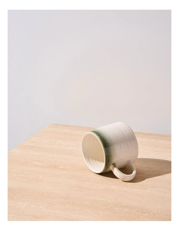 Billie Stripe Mug in Cream image 2