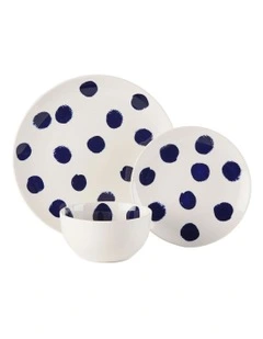 Pennie Dinner Set 12 Pieces in Blue