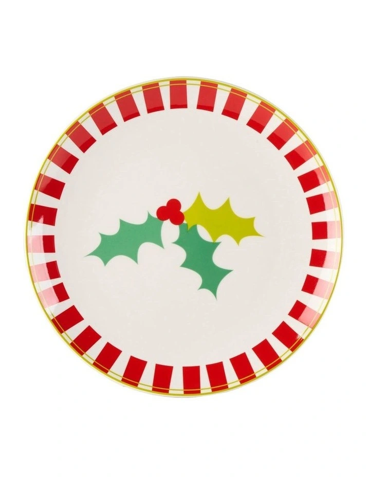 Jollie Plate Set 8 Pieces in Red image 2