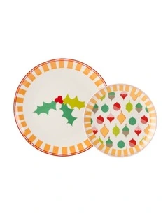 Jollie Plate Set 16 Piece in Yellow