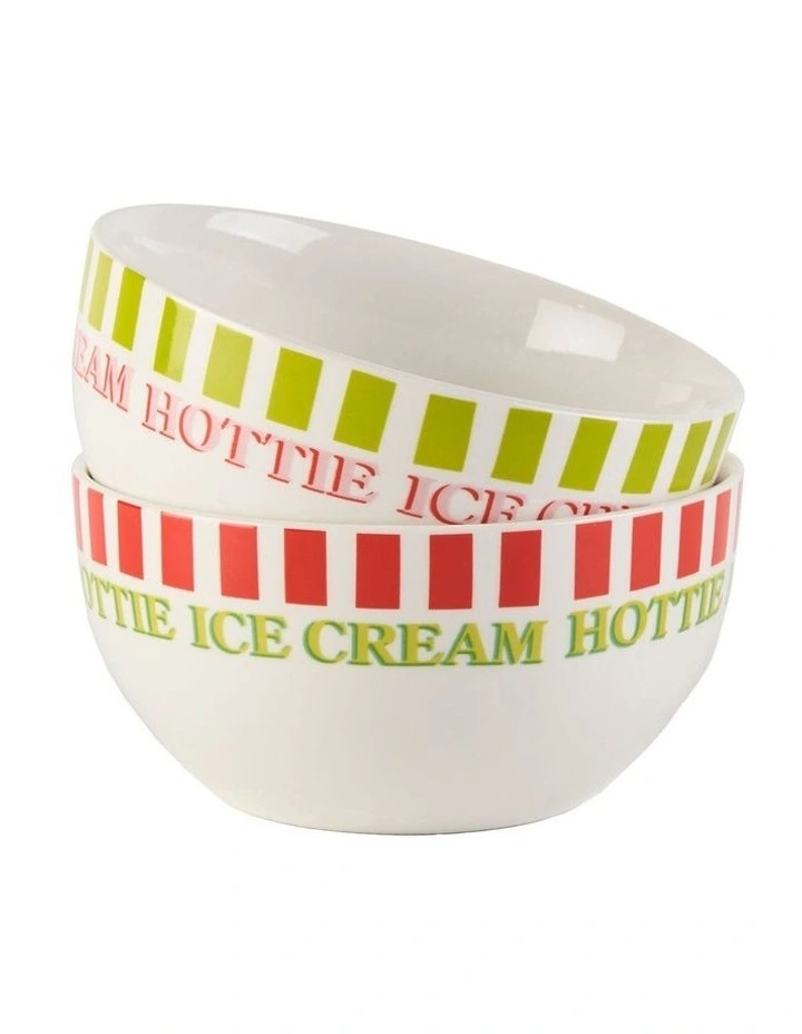 Jollie Bowl Set of 2 Piece in Ice Cream image 1
