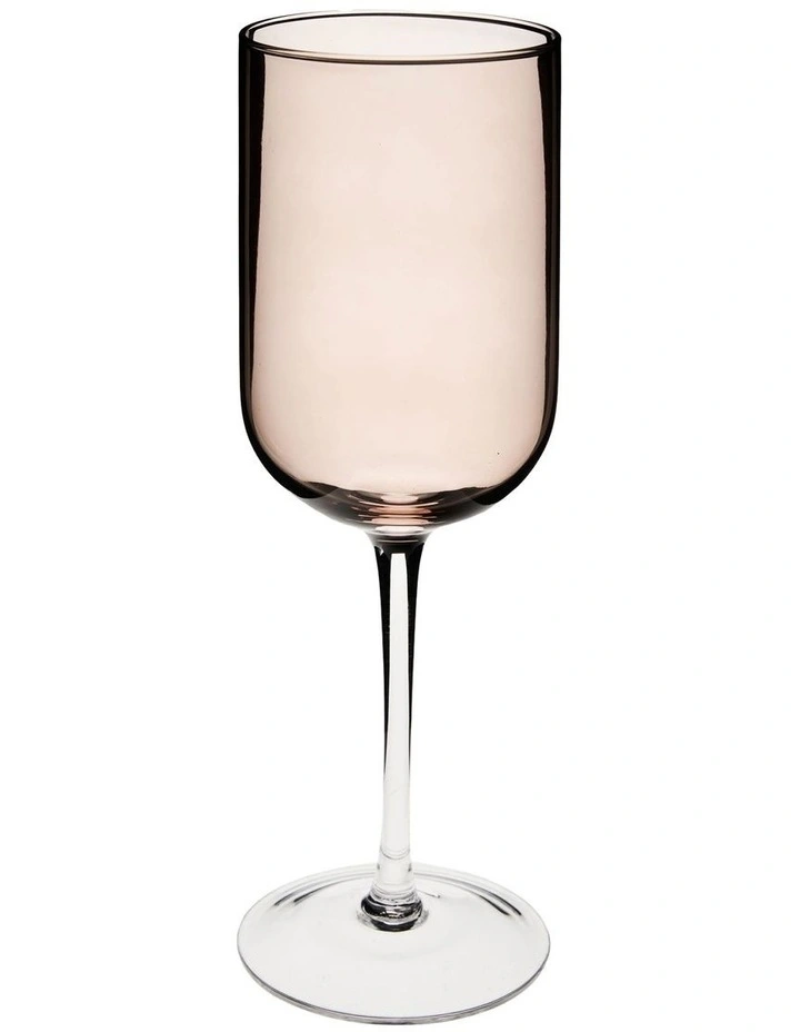 Mikkie White Wine Glass Set 4 Piece in Brown image 2