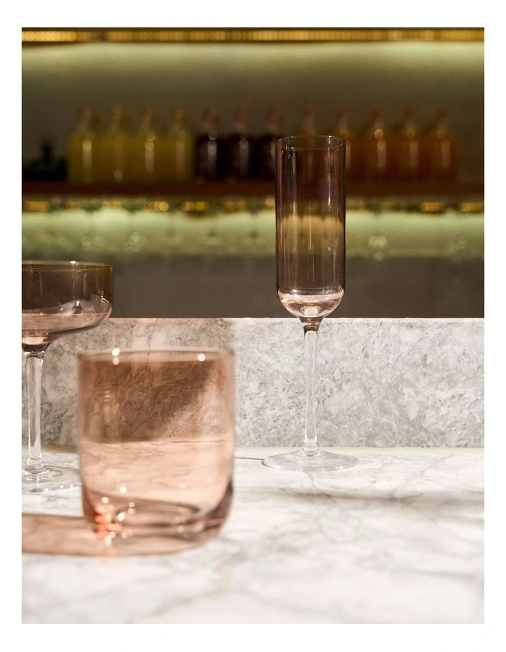 Mikkie Champagne Flute Set 4 Piece In Brown image 3