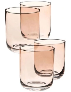 Mikkie Tumbler Set 4 Piece in Brown