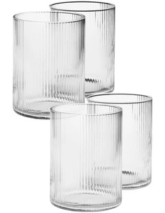 Sadie Tumbler Set 4Piece in Clear