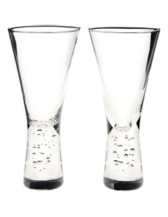 Willie Martini Glass Set 2 Piece in Clear