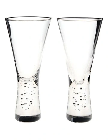 Willie Martini Glass Set 2 Piece in Clear