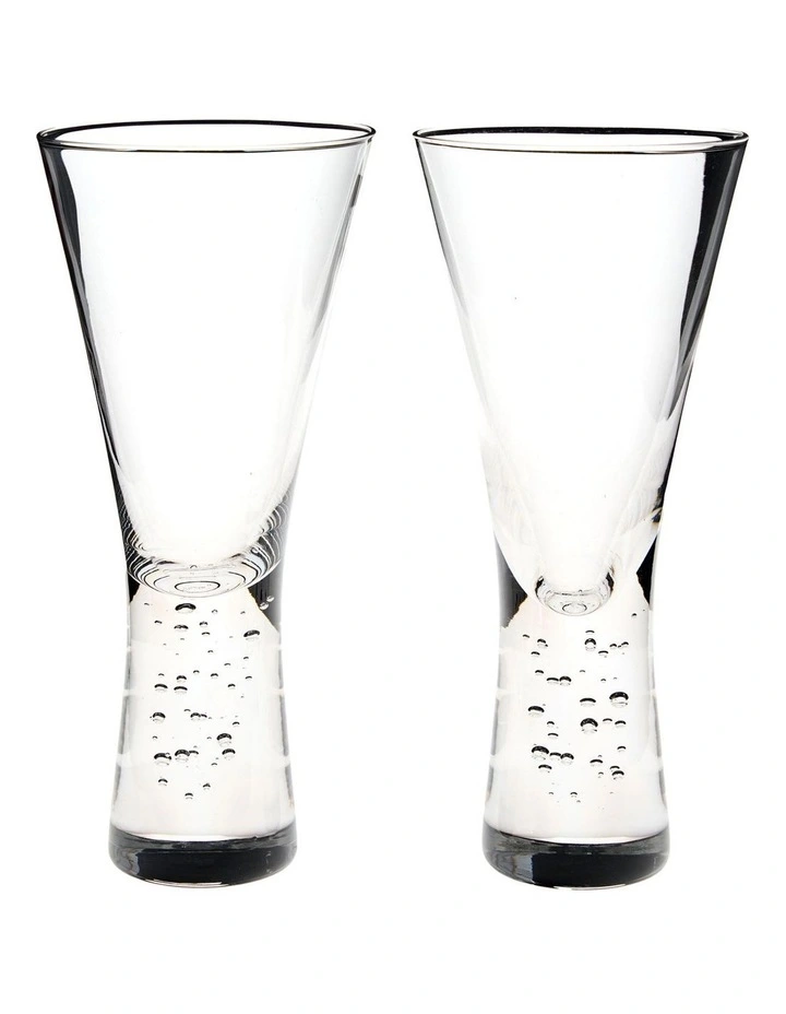 Willie Martini Glass Set 2 Piece in Clear image 1