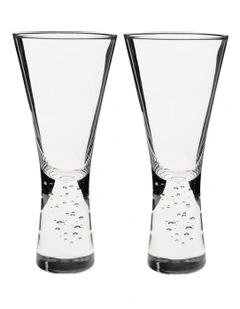Willie White Wine Glass Set 2 Piece in Clear
